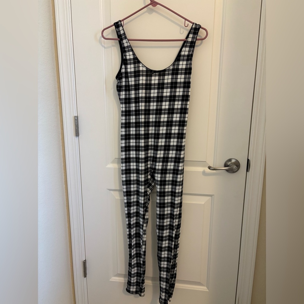 Adrienne Vittadini checkerboard jumpsuit